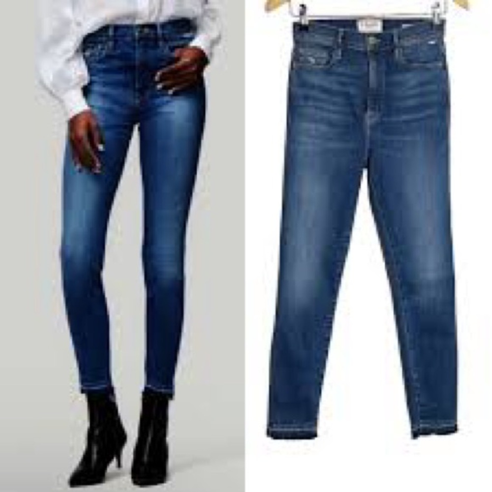 Frame Denim Ali High-Rise Cigarette Skinny Jeans